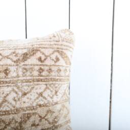 Kilim Lumbar Pillow Cover - 12x24 Inch Turkish Home Decor - thumbnail 3