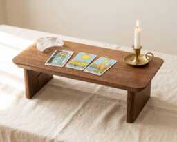 Custom Altar Table, Ancestor Memorial Shrine, Keepsake Display Stand, Solid Wood Crystal Shelf, Engraved Shelf