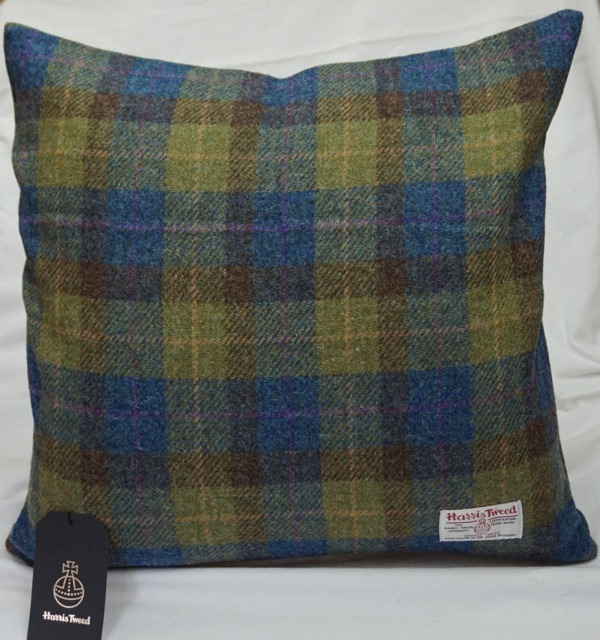 Authentic Harris Tweed Fabric Cushion Cover 100% Wool - 16In X & 18In Ref Cc243
