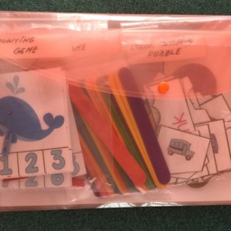 Preschool Busy Bag Shape, Color & Alphabet Learning Activities - thumbnail 4