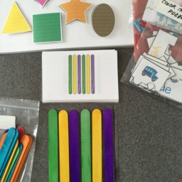 Preschool Busy Bag Shape, Color & Alphabet Learning Activities - thumbnail 3