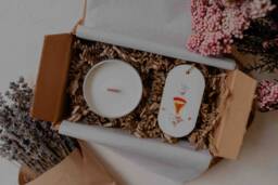 Customizable Gift Box/Scented Candle Natural Well-Being Fondant