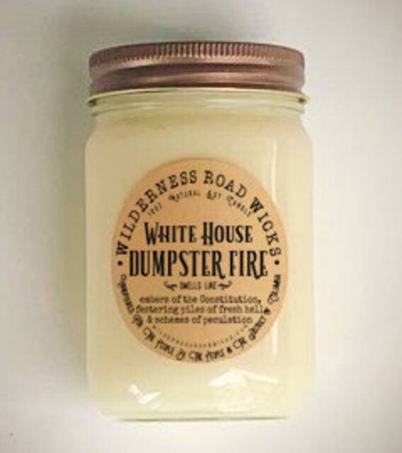 White House Dumpster Fire Soy Candle - image 1