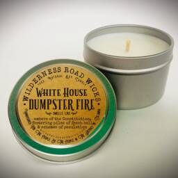 White House Dumpster Fire Soy Candle - thumbnail 2