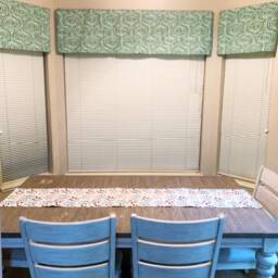 Pine Window Valance - Premier Prints Green Treatments - Modern Topper - Straight Or Wavy Style - Choose Your Size - thumbnail 3