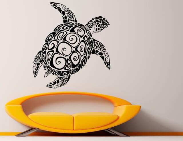 Turtle Wall Vinyl Decal Sea Ocean Animals Stickers Art Design Murals Interior - 1Trt2L - image 1