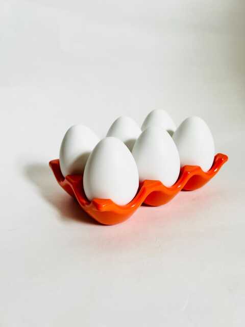 6 Egg Wall Hanging/ Dopamine Decor/ Maximalist Fake Food/ Food Pop Art/ Sculpture/ Funky Decor/Fun Gift - image 1