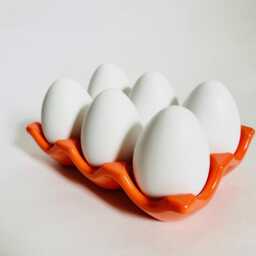 6 Egg Wall Hanging/ Dopamine Decor/ Maximalist Fake Food/ Food Pop Art/ Sculpture/ Funky Decor/Fun Gift - thumbnail 2