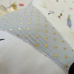 Doe Head Cushion - Animal Fawn Plush Toy Forest Animals Baby Room Decoration Baptism Gift For Godchild - thumbnail 3