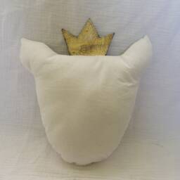 Doe Head Cushion - Animal Fawn Plush Toy Forest Animals Baby Room Decoration Baptism Gift For Godchild - thumbnail 4