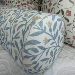 "Floral Bolster Cushion 16"" X 6" - thumbnail 3
