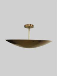 6 Light Elegant Perforered Ceiling Flush Mount - Pendant Mid Century Modern Raw Brass Sputnik Chandelier Light Fixture