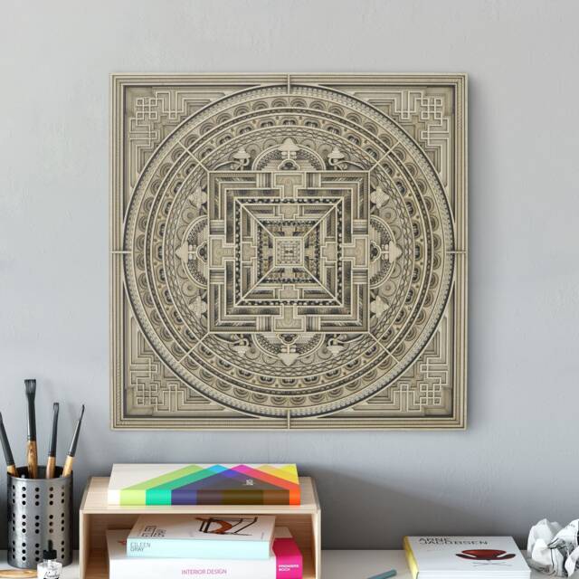 Mandala2 Layered Wood Wall Art, Laser Cut Spiritual Decor, Zen Art For Living Room - image 1