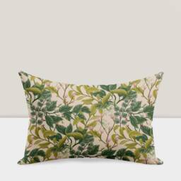Tropical Jungle Cushion Covers, Botanical, Giraffe, Cactus & Leaf Print Decorative Pillow Cases, Modern Nature Throw Covers - thumbnail 1