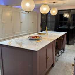 Made-To-Measure Solid Wood Kitchen Island Custom Farrow & Ball Colors - thumbnail 2