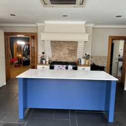 Made-To-Measure Solid Wood Kitchen Island Custom Farrow & Ball Colors - thumbnail 4