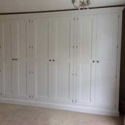 Wardrobe - 6 Door Full Hanging Shaker Style With Plinth - thumbnail 2