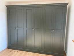 Wardrobe - 6 Door Full Hanging Shaker Style With Plinth - thumbnail 1