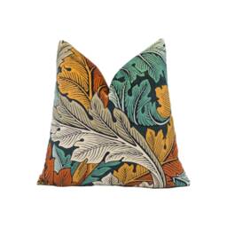 William Morris - Acanthus Velvet Forest Handmade Cushion Cover Throw Pillow Designer Home D??cor