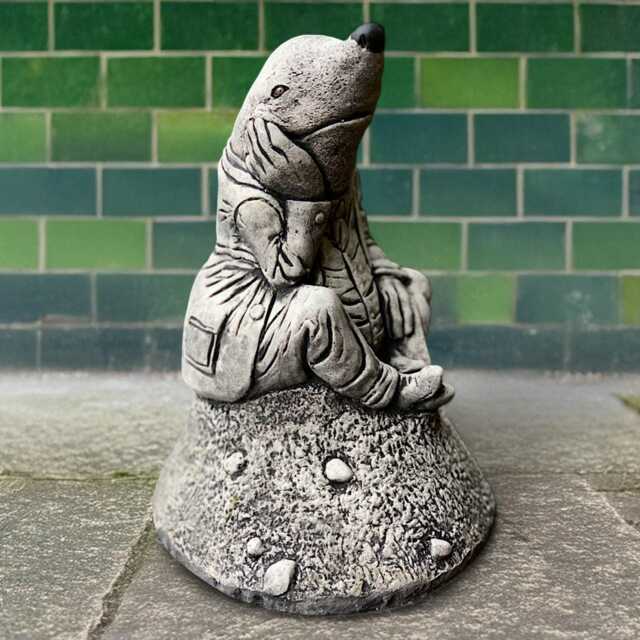 Concrete Mole Sculpture Cement Statue Stone Animal Decoration Mole Lover Gift Handmade Decor Charming Garden Ornament Yard Art - image 1