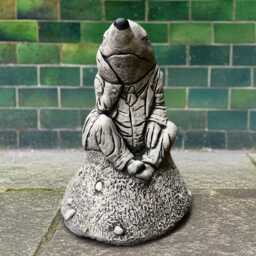 Concrete Mole Sculpture Cement Statue Stone Animal Decoration Mole Lover Gift Handmade Decor Charming Garden Ornament Yard Art - thumbnail 4