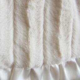 White Lovey, Security Blanket, Blankie, Minky Baby Gender Neutral New Gift, Nuetral Gift - thumbnail 2