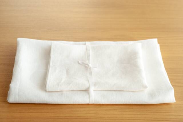 Linen Bath Towel Set Of 2, Handmade Soft - image 1
