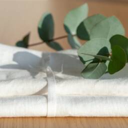 Linen Bath Towel Set Of 2, Handmade Soft - thumbnail 3