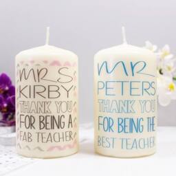 Teacher Thank You Candle - For Teachers Teaching Assistant Gift - thumbnail 2