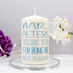 Teacher Thank You Candle - For Teachers Teaching Assistant Gift - thumbnail 3
