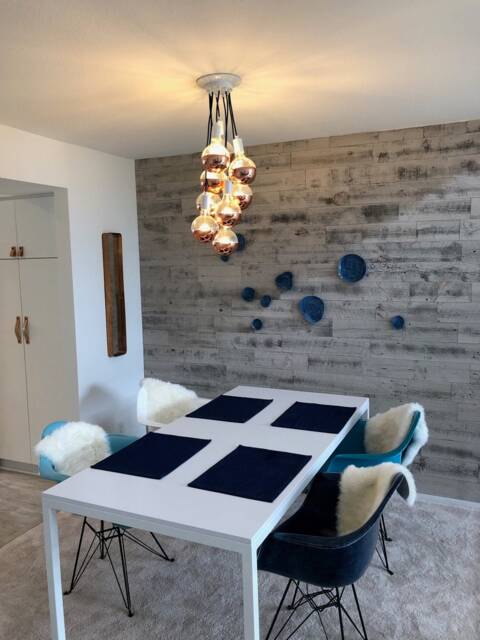 Copper Custom Cluster Pendant Light Ceiling Fixture Led Globes Dipped Glass Bulbs Hanging Lamp Clustered Pendants - Chandelier - image 1