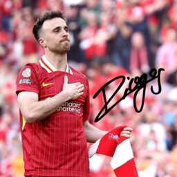 Diogo Jota Signed - Printed Liverpool Printed Autograph Print Photo Framed Option Anfield - thumbnail 3