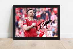 Diogo Jota Signed - Printed Liverpool Printed Autograph Print Photo Framed Option Anfield - thumbnail 1