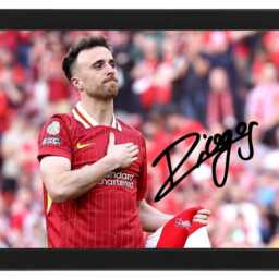 Diogo Jota Signed - Printed Liverpool Printed Autograph Print Photo Framed Option Anfield - thumbnail 2
