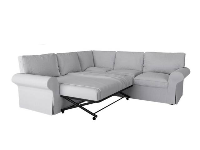 Whole Set Custom Made Cover Fits Ikea Ektorp 2+2 Corner Sofa Bed, Sleeper Cover, Replace - image 1