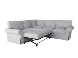 Whole Set Custom Made Cover Fits Ikea Ektorp 2+2 Corner Sofa Bed, Sleeper Cover, Replace