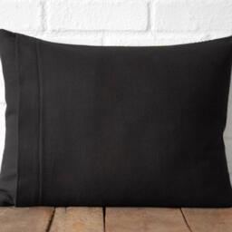 Grey, Yellow, Black Modern Print Lumbar Pillow - thumbnail 2