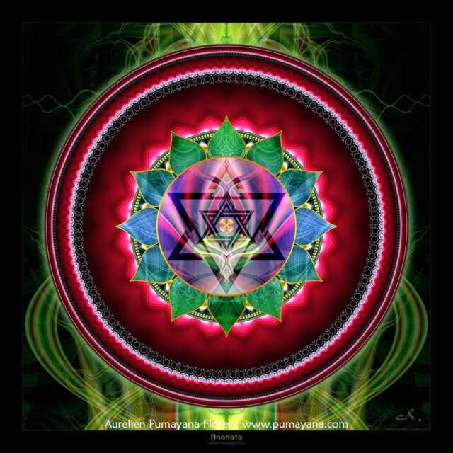 4Th Chakra - Anahata- Heart Tapestry Wall Hanging Mindfulness Gift Meditation Yoga Spiritual Healing - image 1