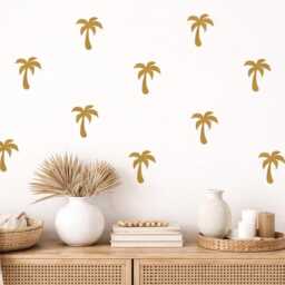 Palm Tree Wall Decals - Tropical Decor Vinyl Stickers Beach Nursery Party Peel & Stick - thumbnail 2