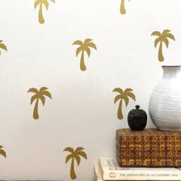 Palm Tree Wall Decals - Tropical Decor Vinyl Stickers Beach Nursery Party Peel & Stick - thumbnail 3
