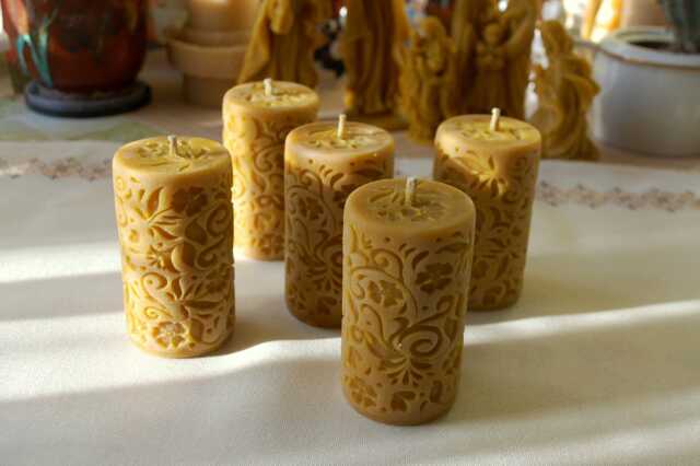 Beeswax Pillars, Pillar Candles, Decor Candles For Decor, Beeswax Natural - image 1