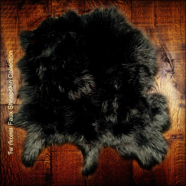 Faux Fur Shag Sheepskin Throw Rug - Shaggy Soft Thick Tibetan Carpet Accents Designer Rugs Usa - image 1