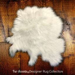 Faux Fur Shag Sheepskin Throw Rug - Shaggy Soft Thick Tibetan Carpet Accents Designer Rugs Usa - thumbnail 4