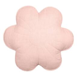 "Linen Flower Pillow ""Lila Pink" - thumbnail 3
