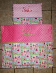 Princess Custom Embroidered Nap Mat Cover & Blanket - thumbnail 1
