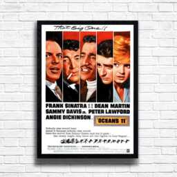Ocean's Eleven Movie Poster Vintage Film Print, Retro Wall Art - thumbnail 2