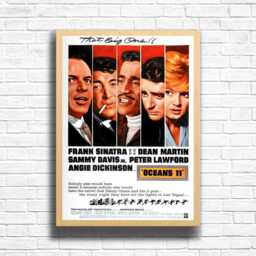Ocean's Eleven Movie Poster Vintage Film Print, Retro Wall Art - thumbnail 3