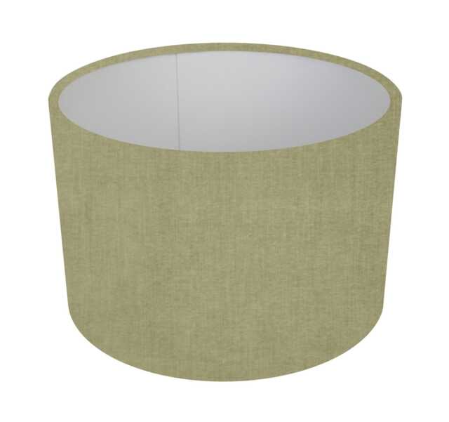 Handmade Drum Lampshade, Ashley Wilde Finley Fabric, Teal, Denim, Pistachio - image 1