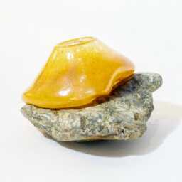 Handmade Blown Glass Vase With Rock By Reko Sullivan, Artist - thumbnail 3
