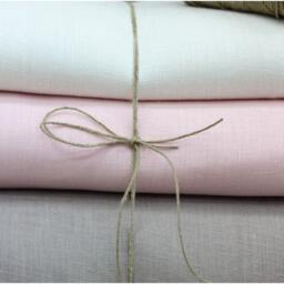 "Linen Pillowcase ""Grace' With Extra Long Ruffles & Cotton Lace. Pure Prewashed White Linen Bedding, 20x24"" 20x26"" 26x26"" 20x30"" 20x36" - thumbnail 4